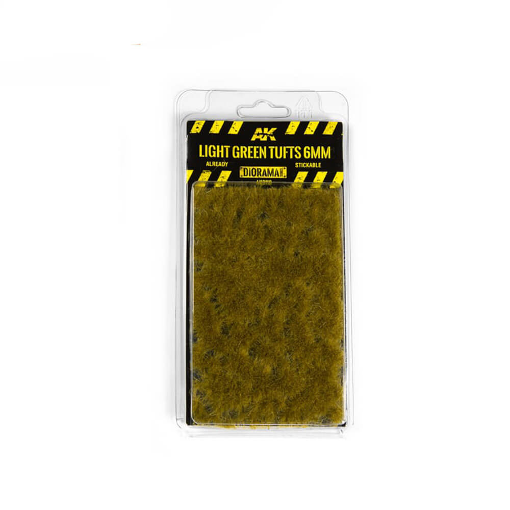 AK Interactive Vegetation Green Tufts 6mm