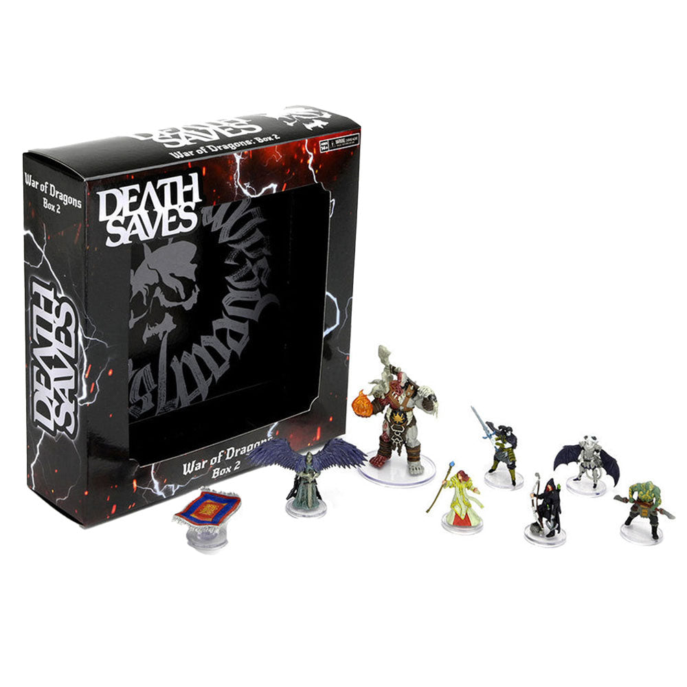 D&D Death salva figuras premium de la Guerra de Dragones