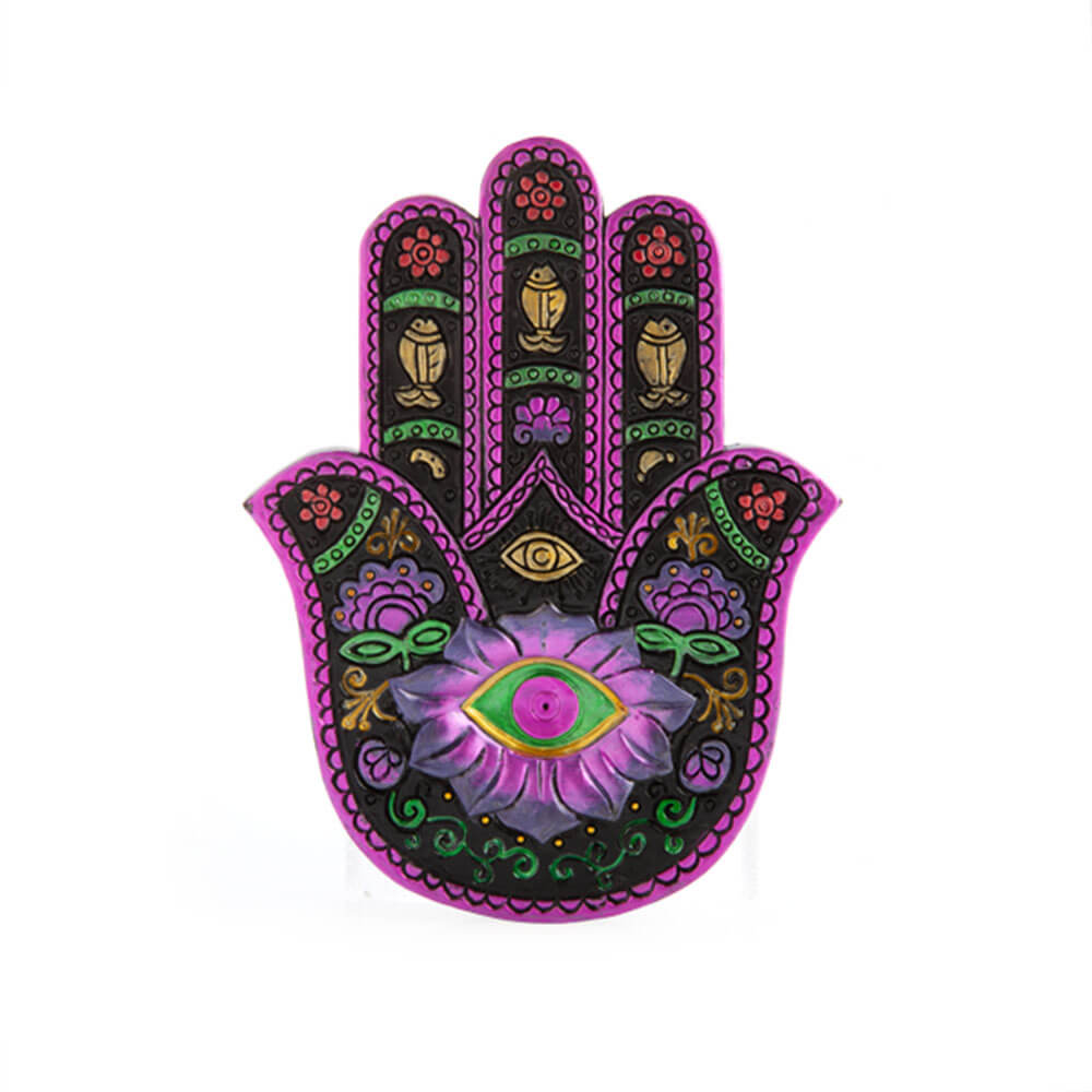 Hamsa Flat Incense Burner