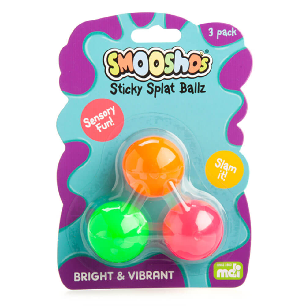 Smoosho's Sticky Splat Ballz (set van 3)