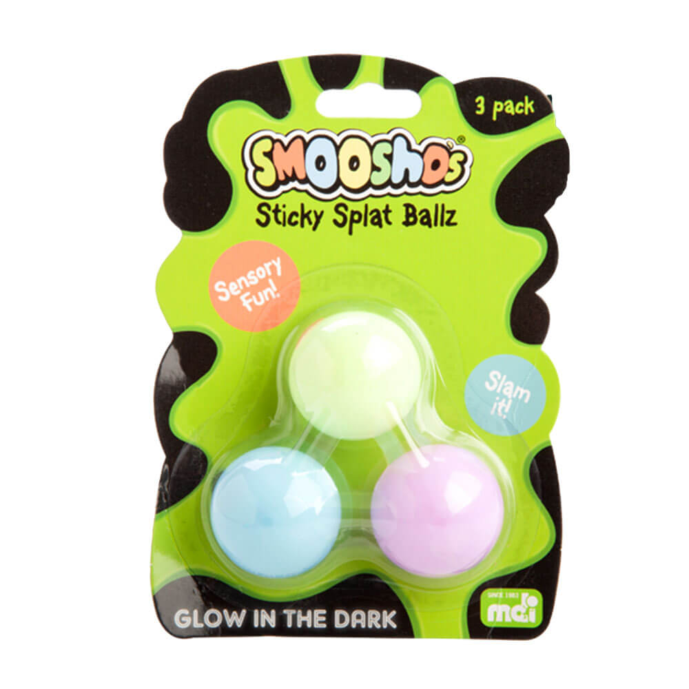 Smoosho's Sticky Splat Ballz (set van 3)