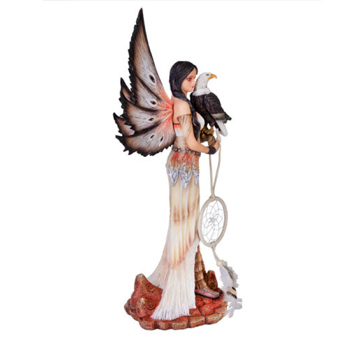 Eagle Fairy Figurine with Dreamcatcher