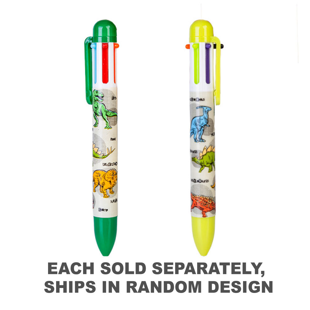 6-in-1 Multi-coloured pen (1pc Random Style)