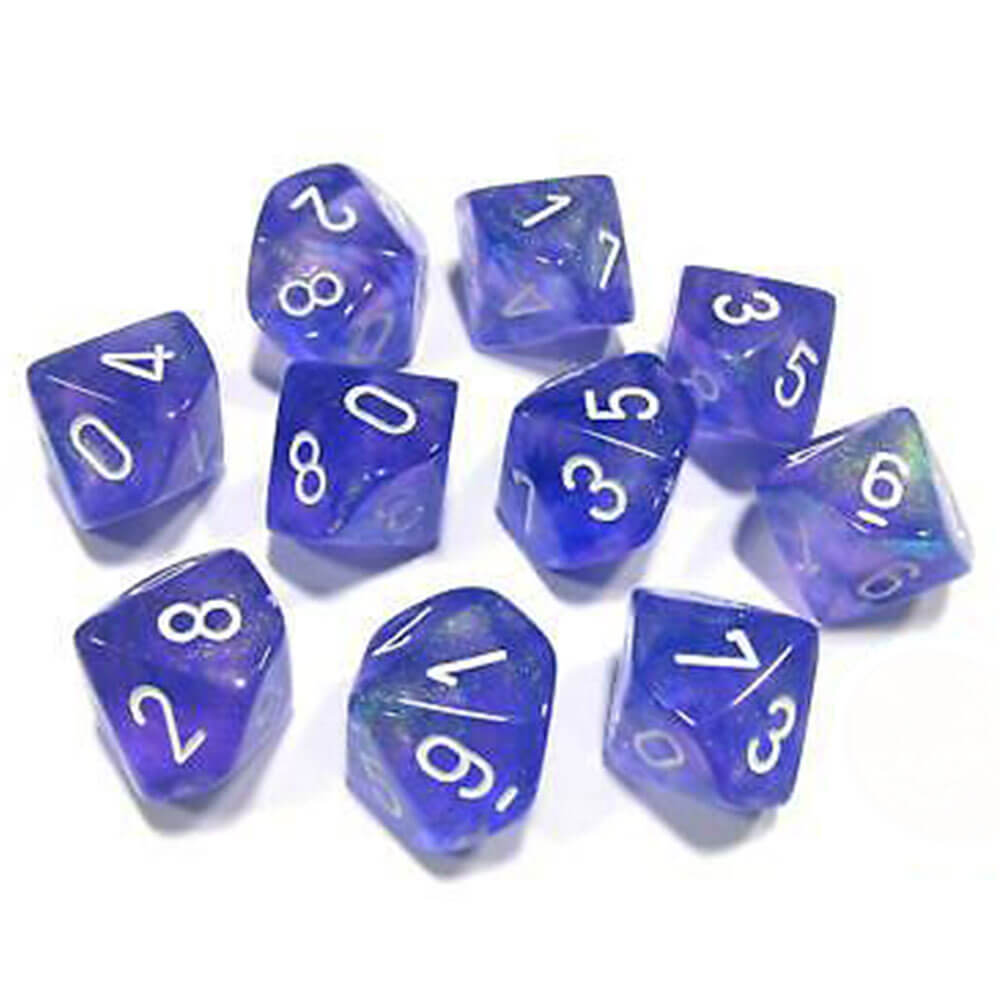 Chessex D10 Polyhedral 10-Die Borealis