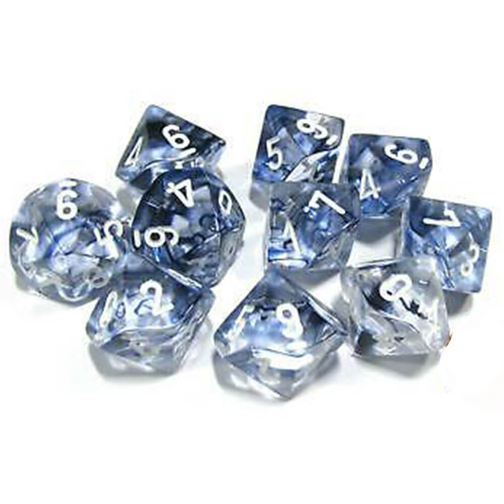 Chessex D10 Polyedral 10-Die Nebula Set