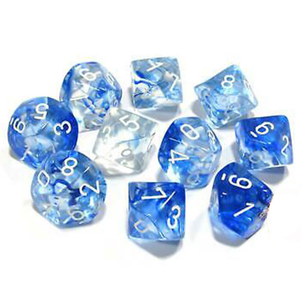 SET DE NEBULAIRE CHESSEX D10 POLYÉDRIQUE 10-DIE