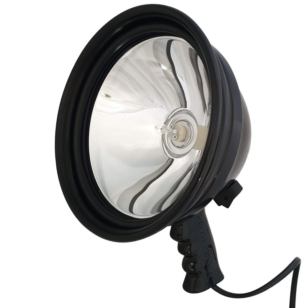 Powa Beam 100W QH Hand Held Spotlight 7" (Black)