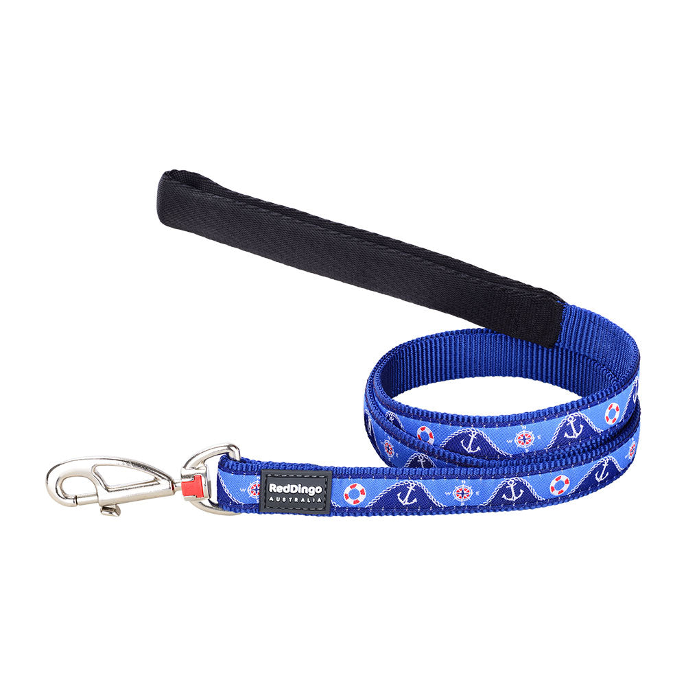 Nautical Dog Lead (Navy)