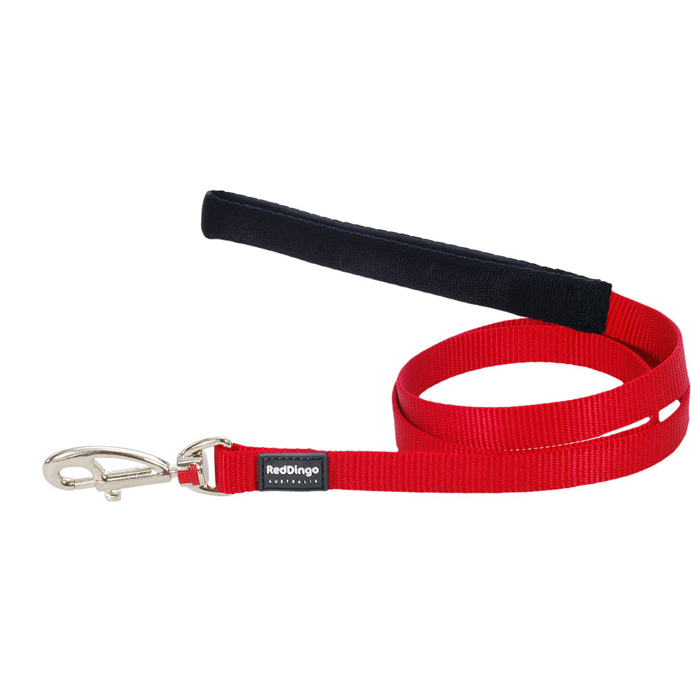 Classic Dog Lead (rosso)