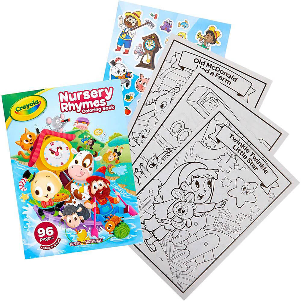 Crayola Nursery Rhymes Colouring Book