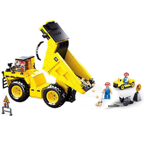 Model Bricks Town Mining Dump Truck 416pcs