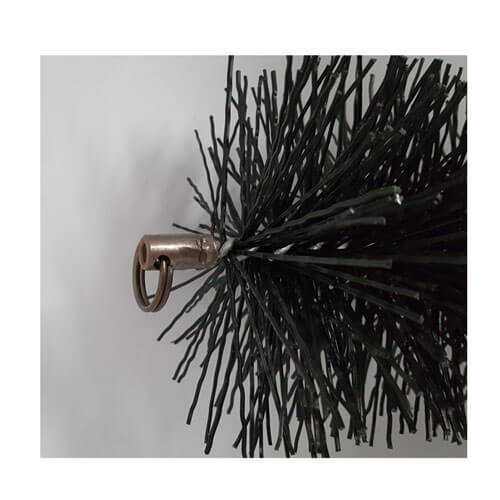 FireUp Black Polypropylene Pull Thru Mini Flue Brush (6 in.)