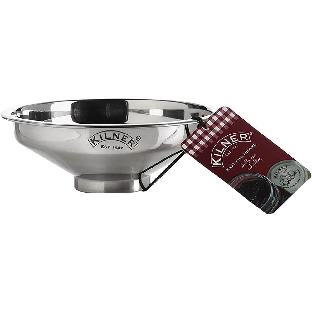 Entonnoir en acier inoxydable Kilner (argent)