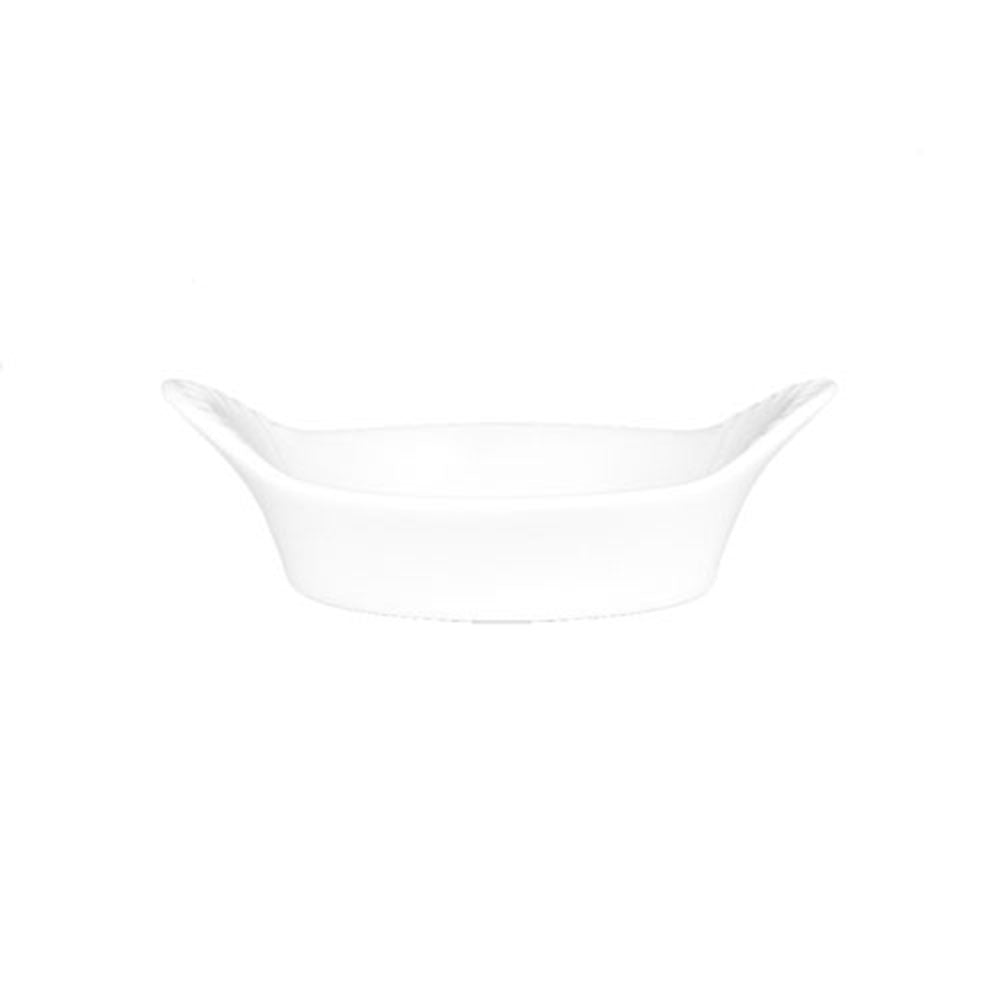 Wilkie New Bone Porcelain Round Sauce Plat