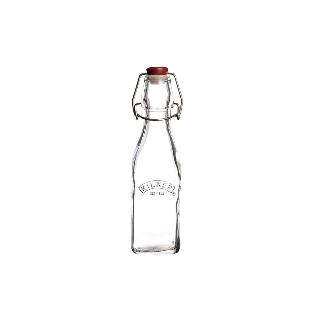 Kilner Clip Top Square Glass Bottle