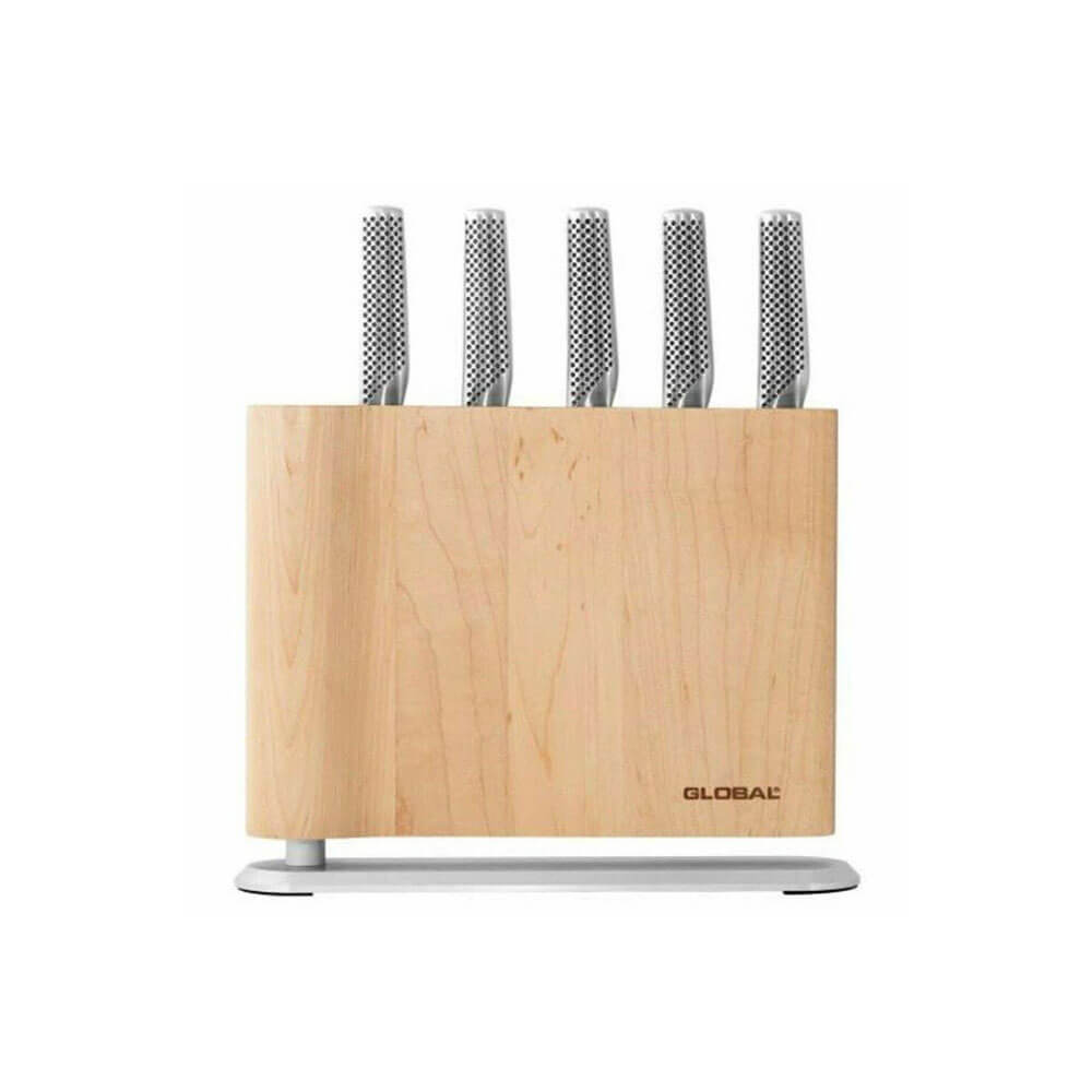 Global Knives UKU Knife Block Set (6pcs)