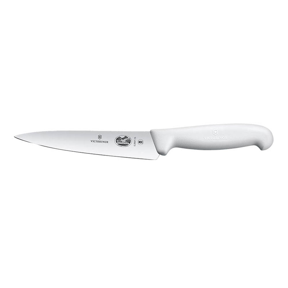 Victorinox kookt snijmes fibrox handgreep (wit)