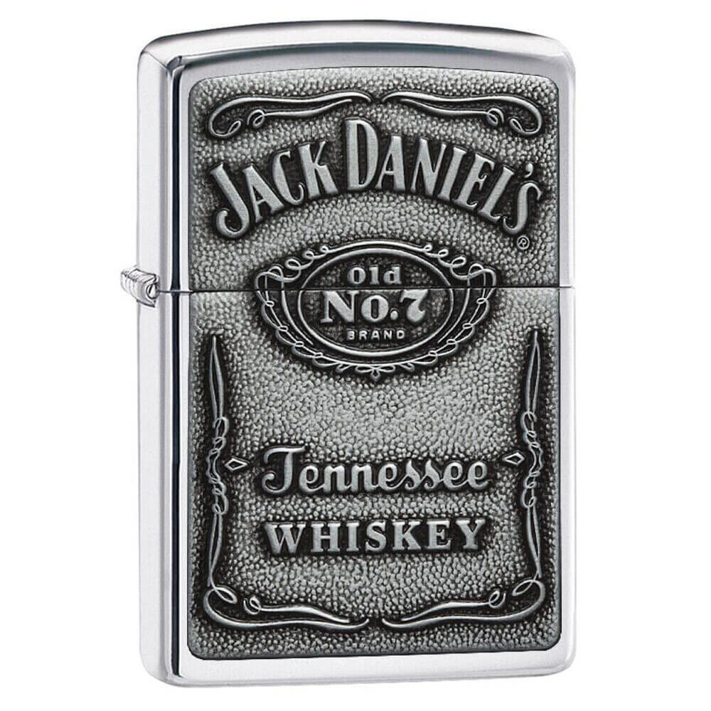 Jack Daniels label Chip High Polish Lighter