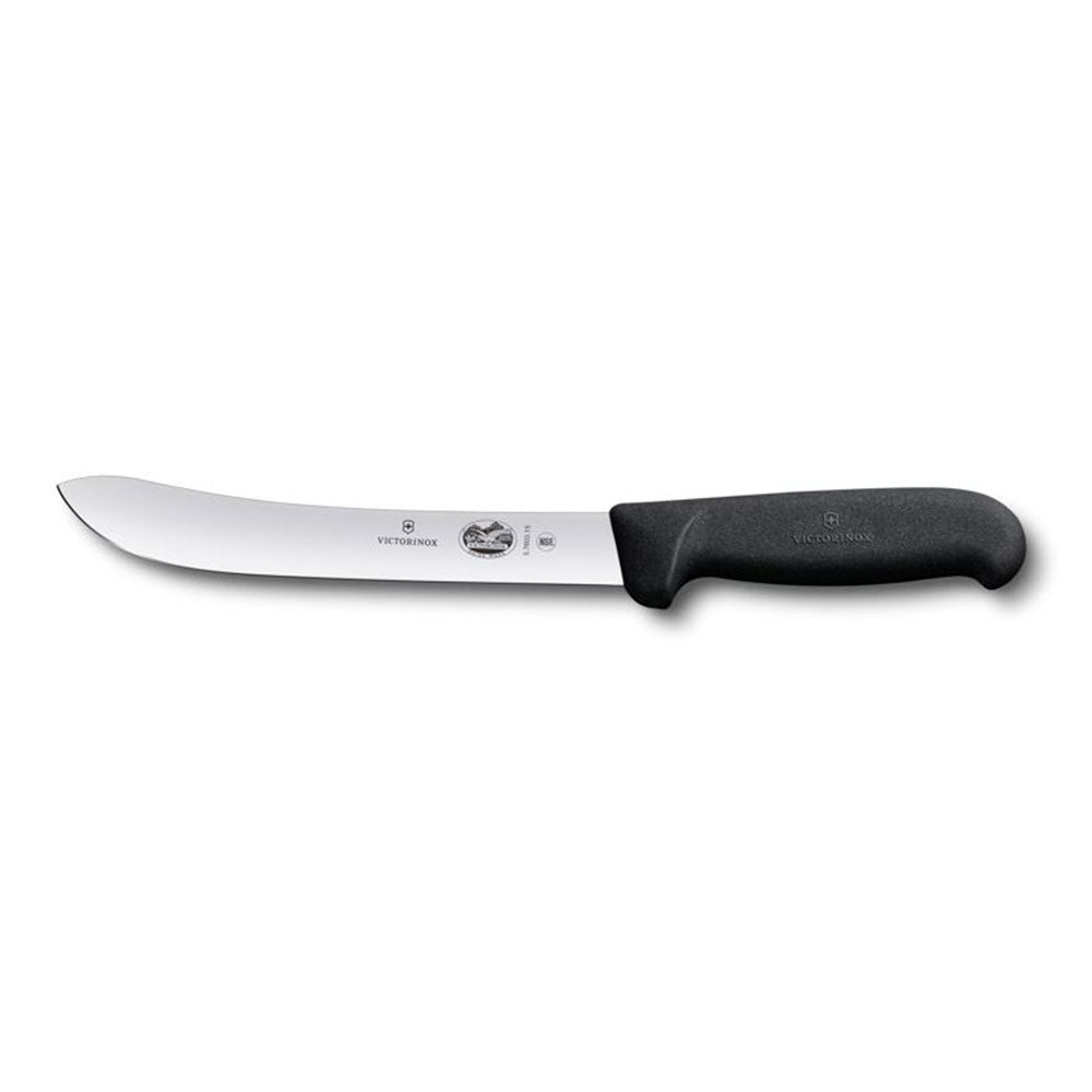 Tung styv Blade Fibrox Butcher's Knife (svart)