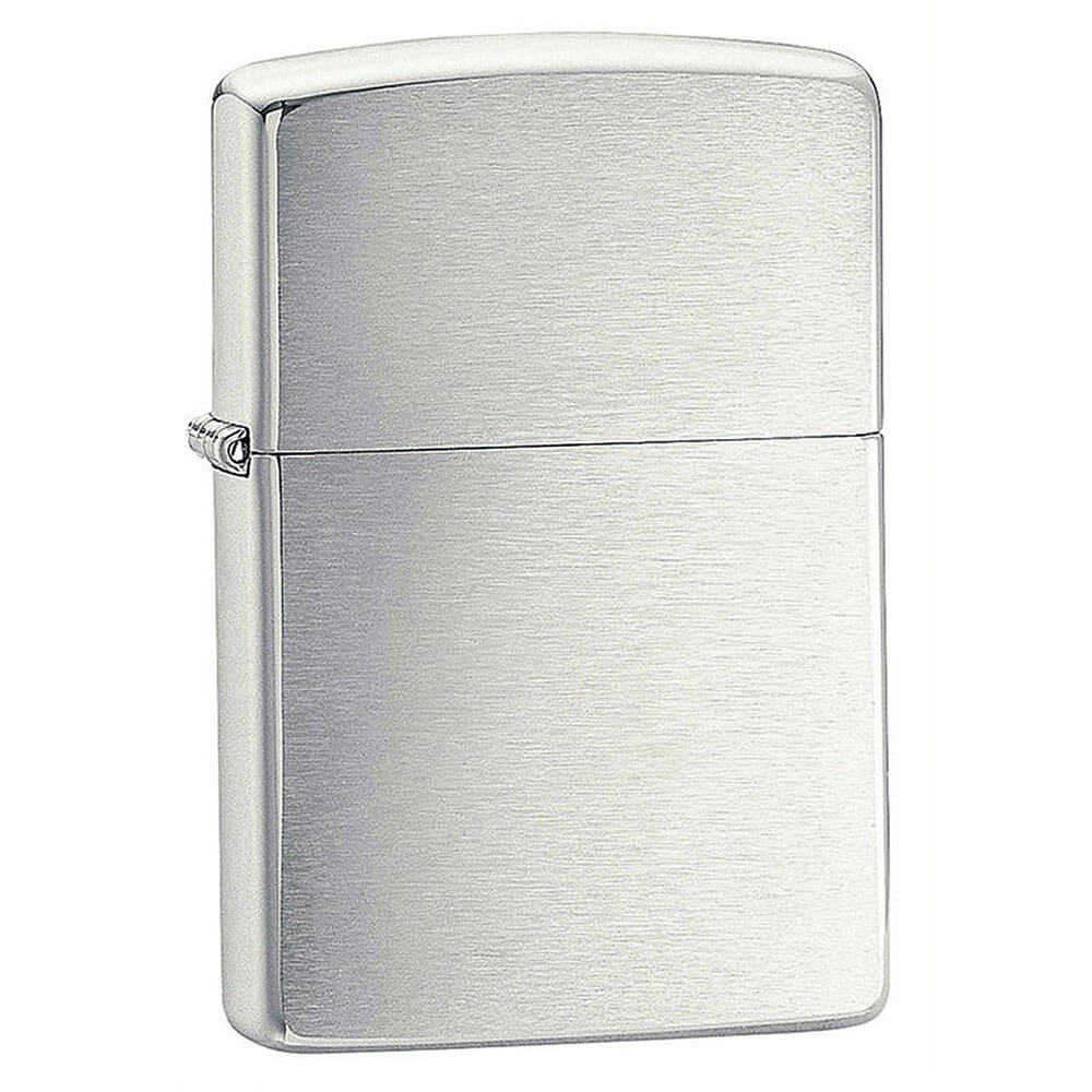 Zippo Classic Brushed Finish Chrome Lighter