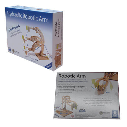 Pathfinders Hydraulic Robotic Arm Wooden Kit