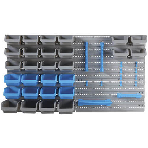 44 Pieces Modular Wall Mounted Storage Organizer