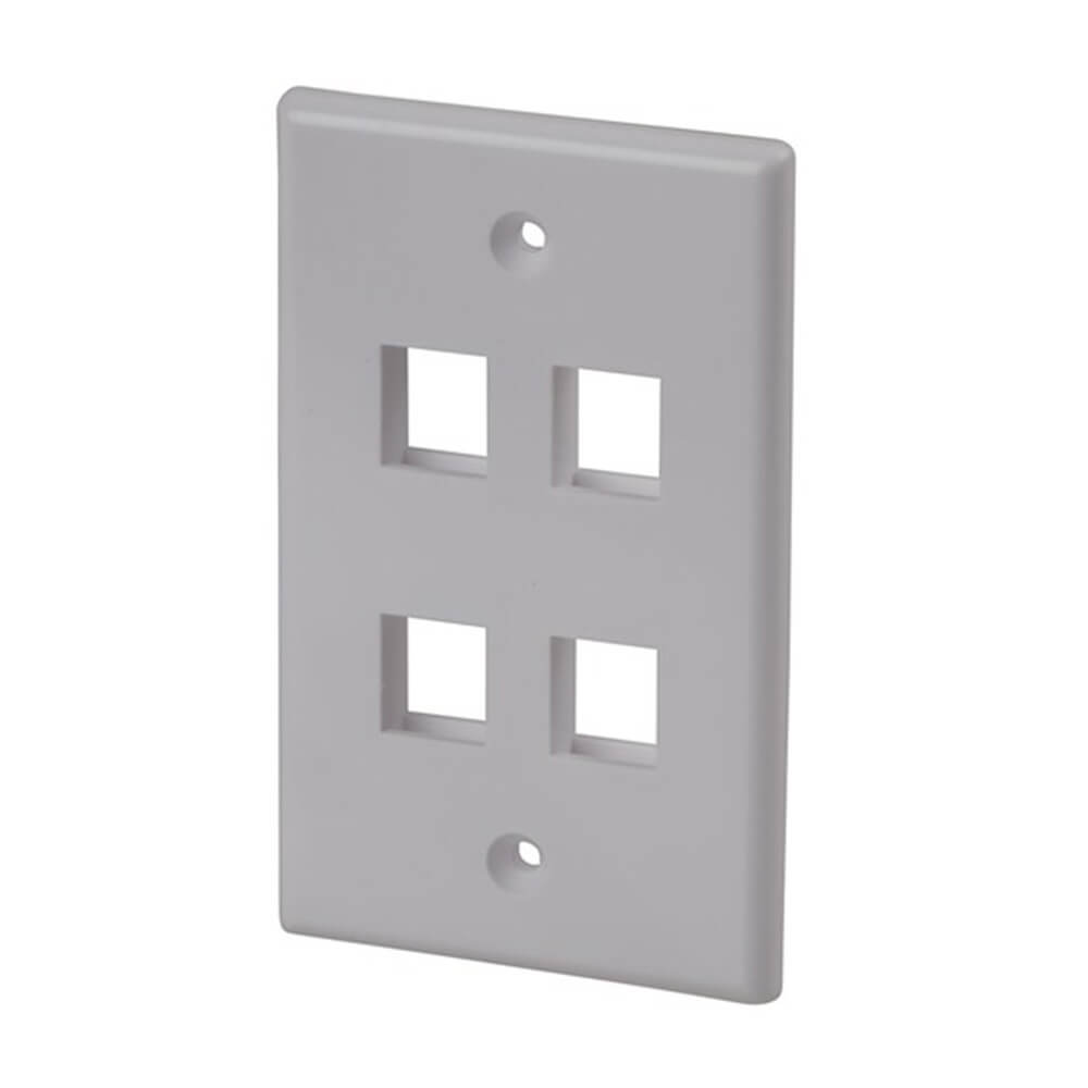 Quad Keystone Wall Plate