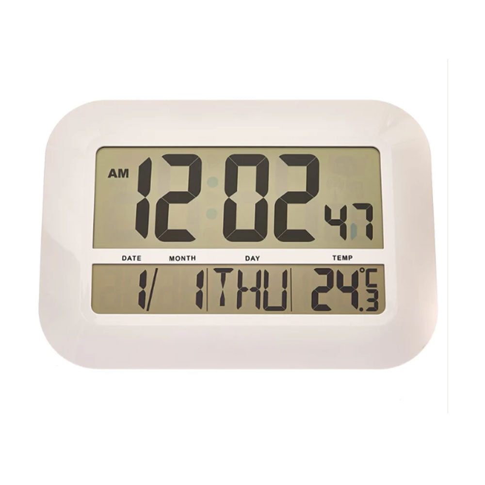 Relógio de calendário lcd jumbo