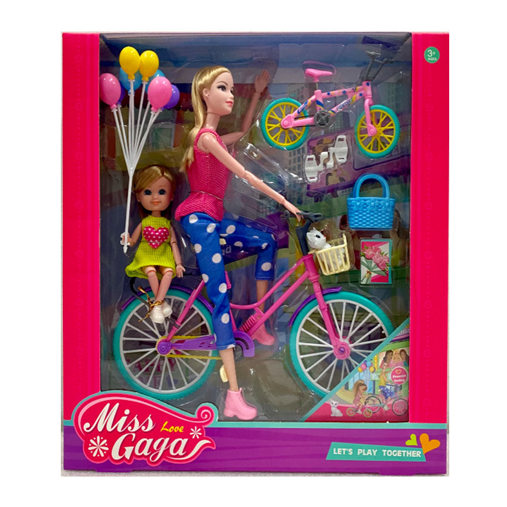 Miss Gaga Doll Set con animali domestici e accessori