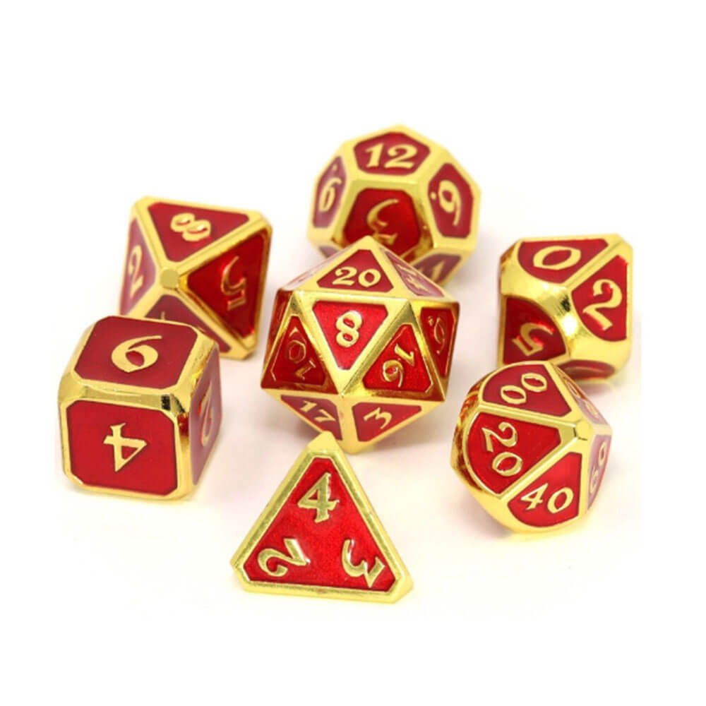 Dice Metal Set polyédrique Mythica