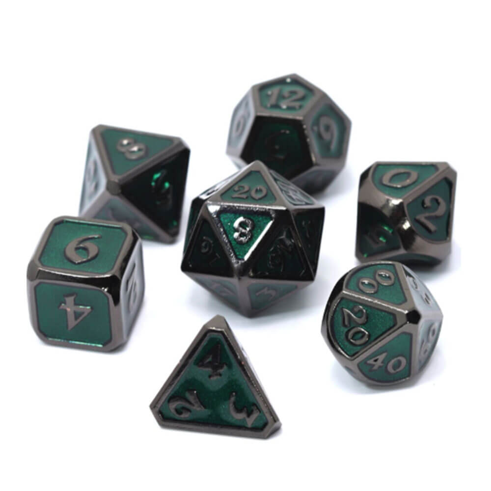 Dice Metal Set polyédrique Mythica