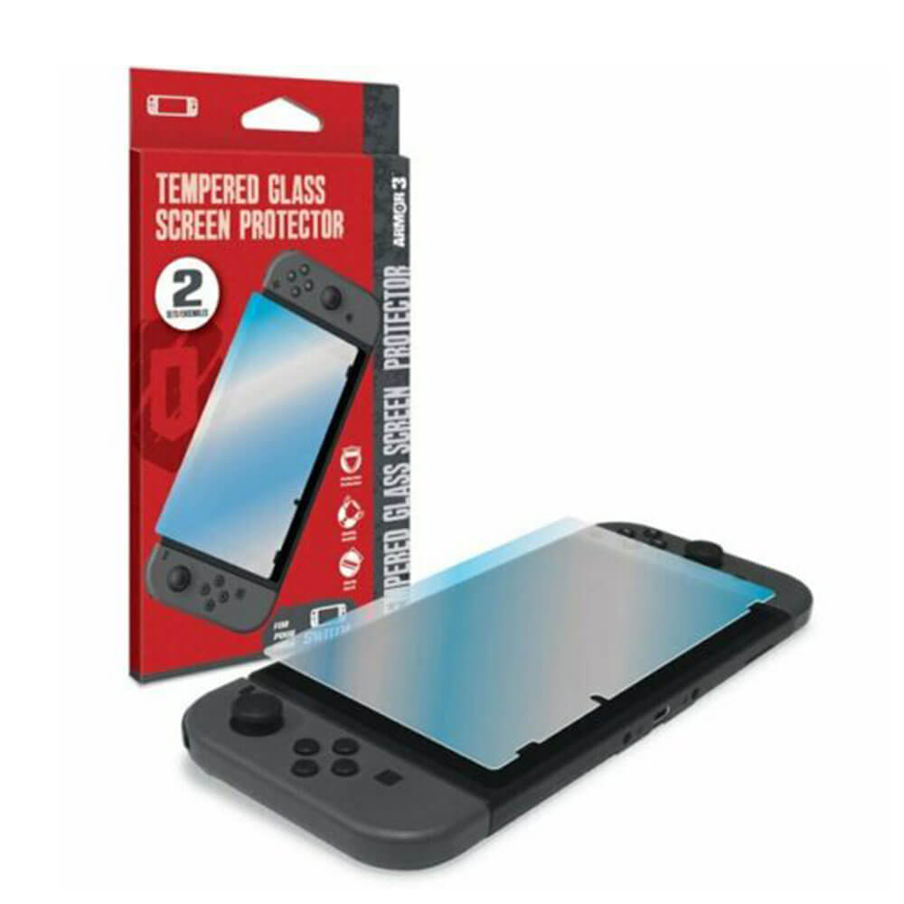 Switch Armor3 Tempered Glass Screen Protector (2 Pack)