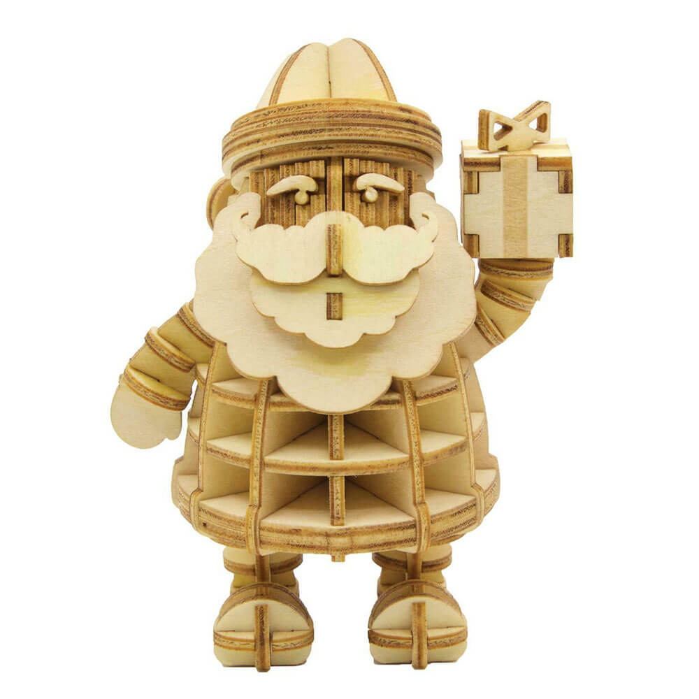 Incredibuilds Christmas Holiday Coll. Santa 3D Wood Model