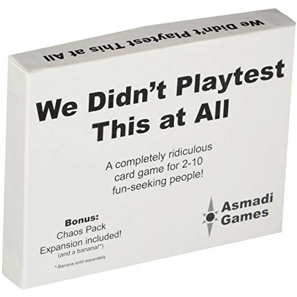 We Didn't Playtest This at All Card Game