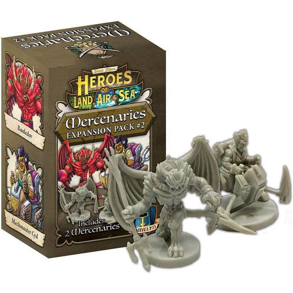 Heroes of Land, Air & Sea Mercenary Pack 2 Board Game