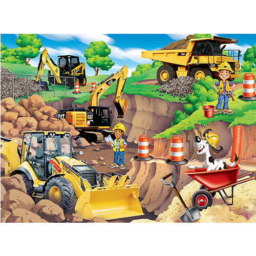 Caterpillar The Quarry Puzzle (60pcs)