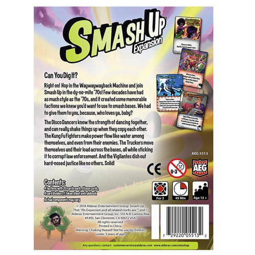 Smash Up That 70s Expansion Game