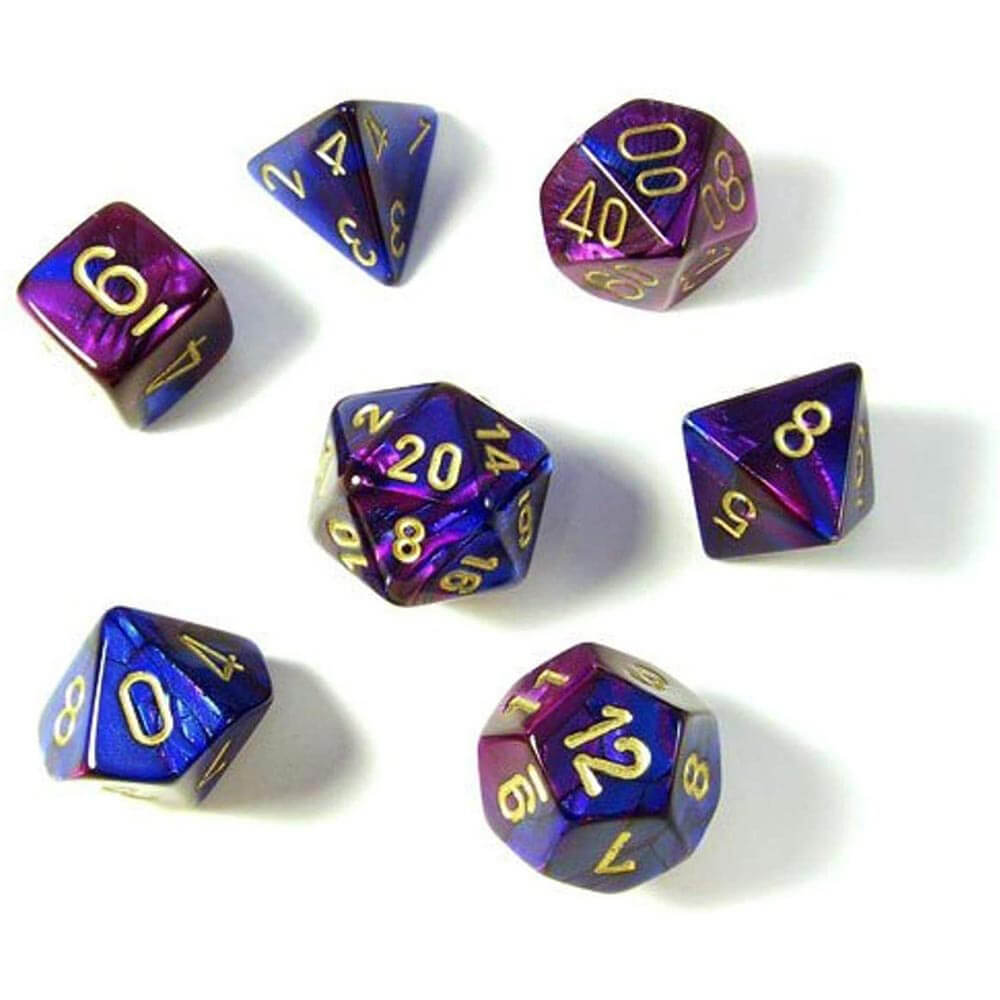 D7 Die Set Dice Gemini Poly (7 Dice)