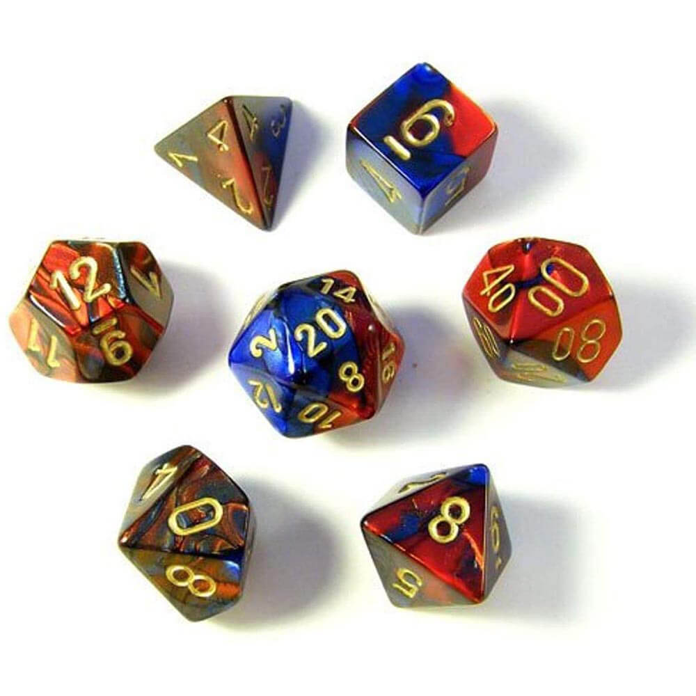 Zestaw D7 Dice Gemini Poly (7 kości)