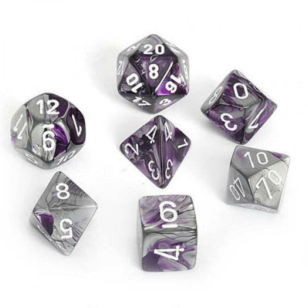 D7 Die Set Dice Gemini Poly (7 dobbelstenen)