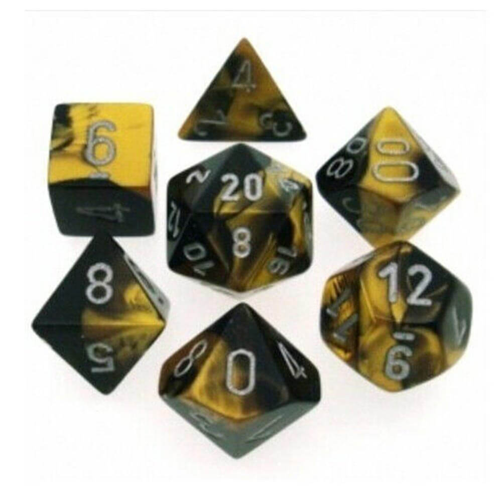 D7 Die Set Dice Gemini Poly (7 terninger)