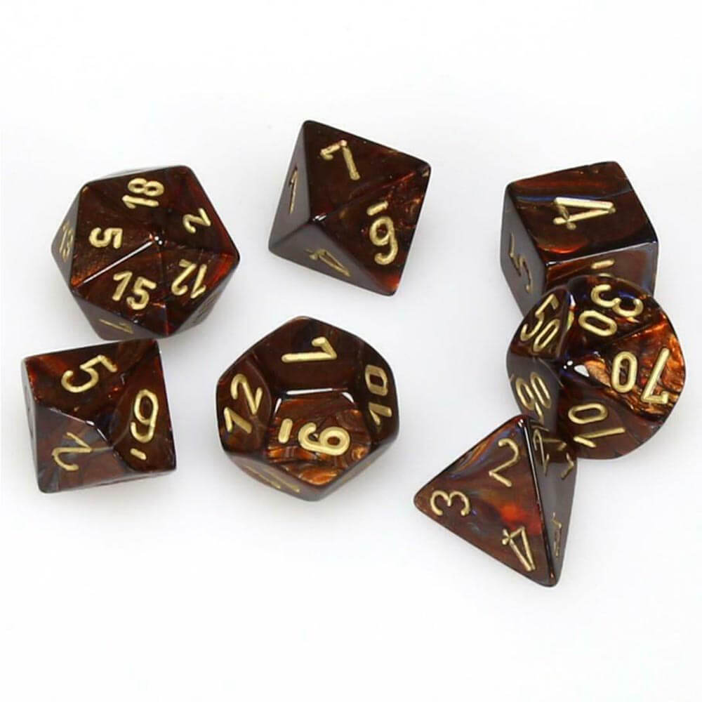 D7 die set terninger scarab polyhedral (7 terninger)