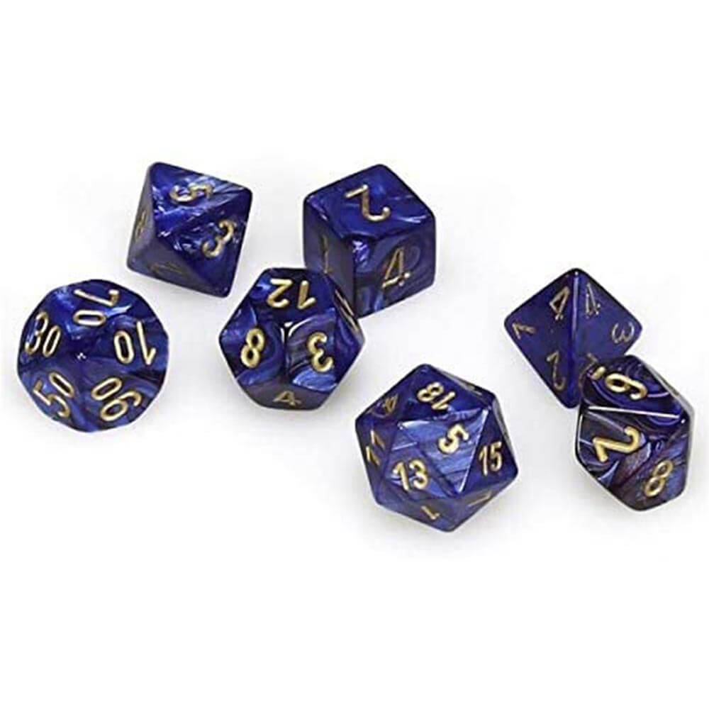 D7 Die Set Dice Scarab Polyedral (7 dobbelstenen)