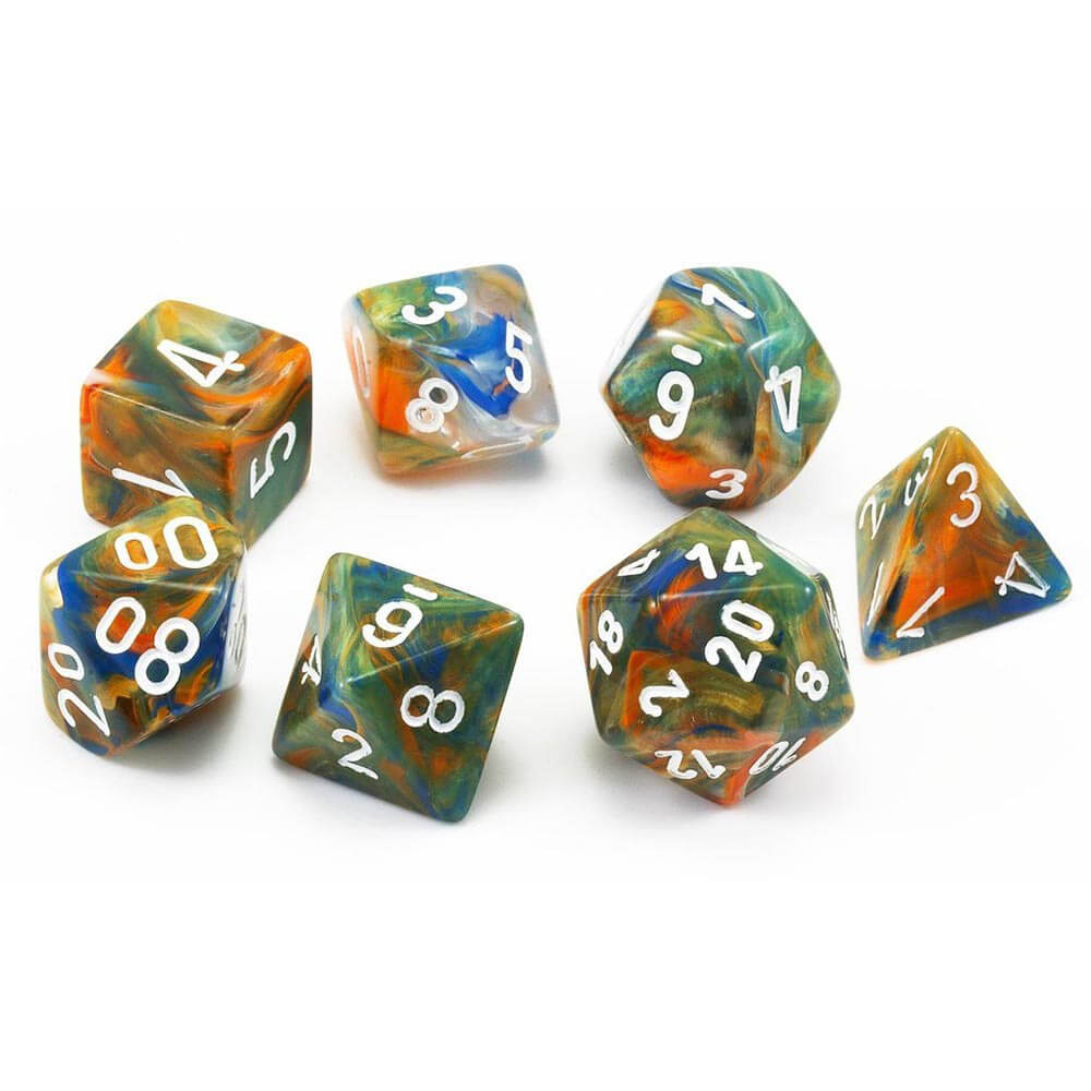 D7-Die Set Dice (7 tärningar i display)