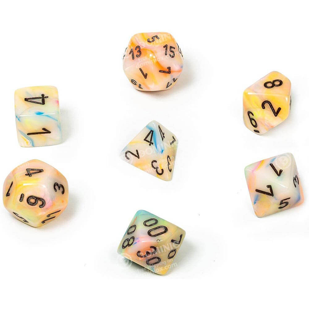 D7 Die Set Dice Festive Polyhedral (7 Dice)