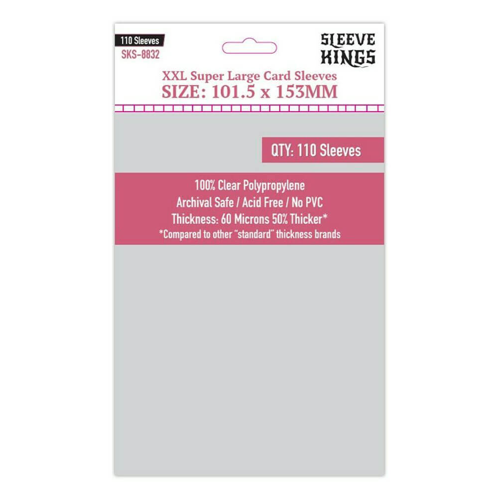 SK Board Game Sleeves Super Large (110 -tallet)