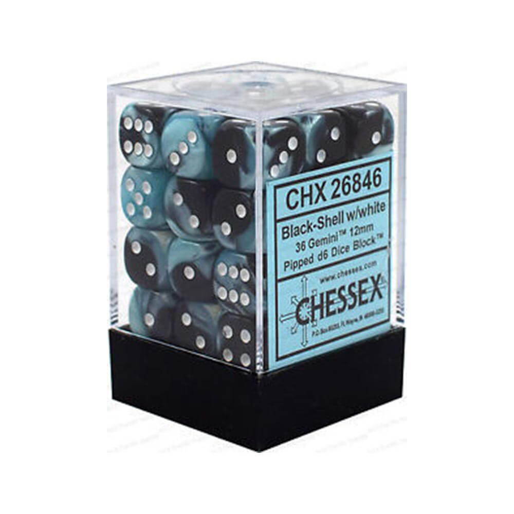 D6 Dice Gemini 12 mm (36 dés)