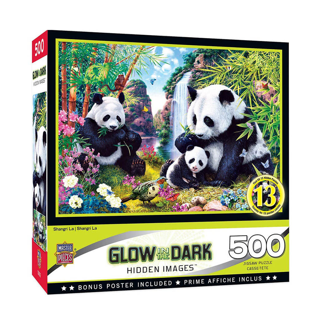 MP Hidden Image Glow Puzzle (550 pcs)