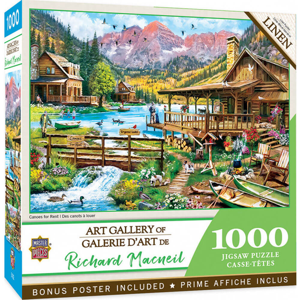 Puzzle de galerie d'art des chefs-d'œuvre 1000pc