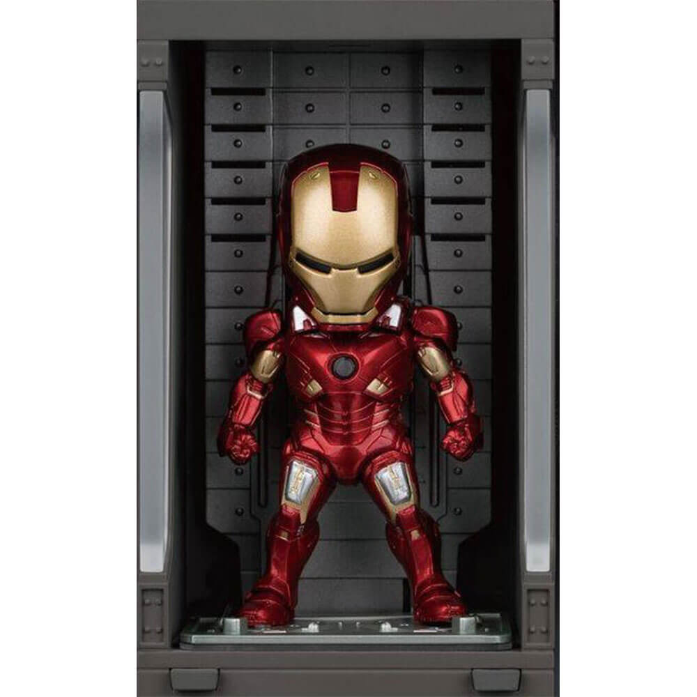 Mini Egg Attack Iron Homem com Hall of Armour